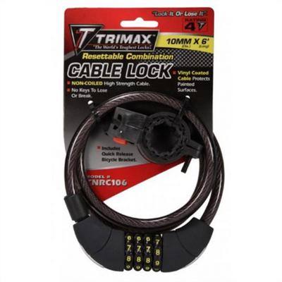 Trimax Locks Combination Cable Lock - TNRC106